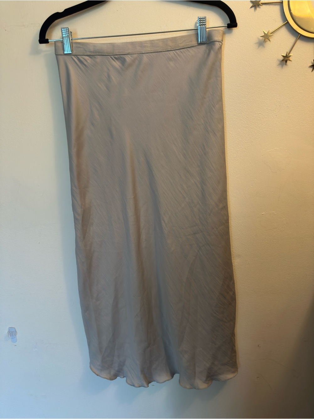 FreePeople Light Gray Slip Skirt
